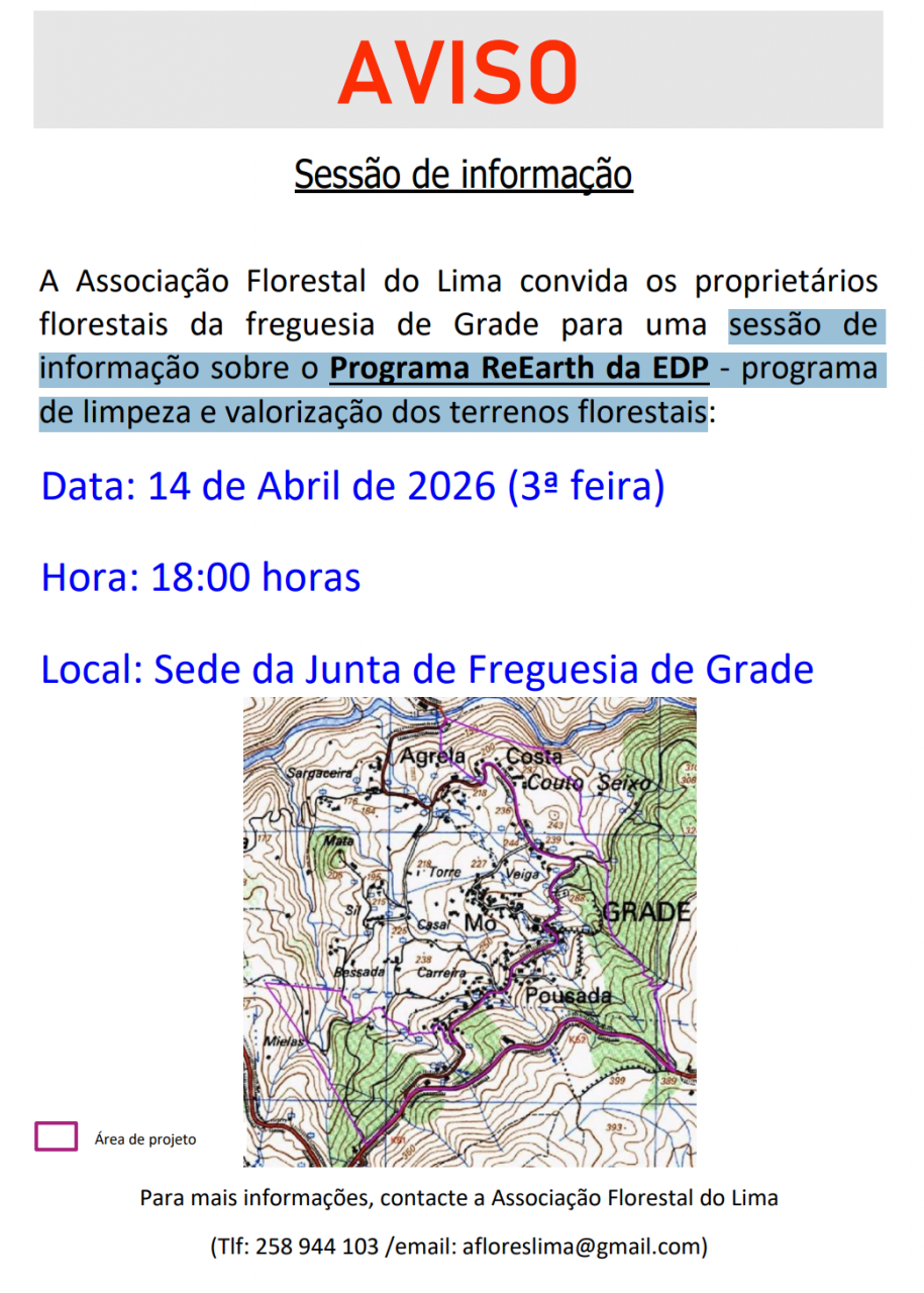sess&atilde;o de informa&ccedil;&atilde;o sobre o Programa ReEarth da EDP - programa de limpeza e valoriza&ccedil;&atilde;o dos terrenos florestais